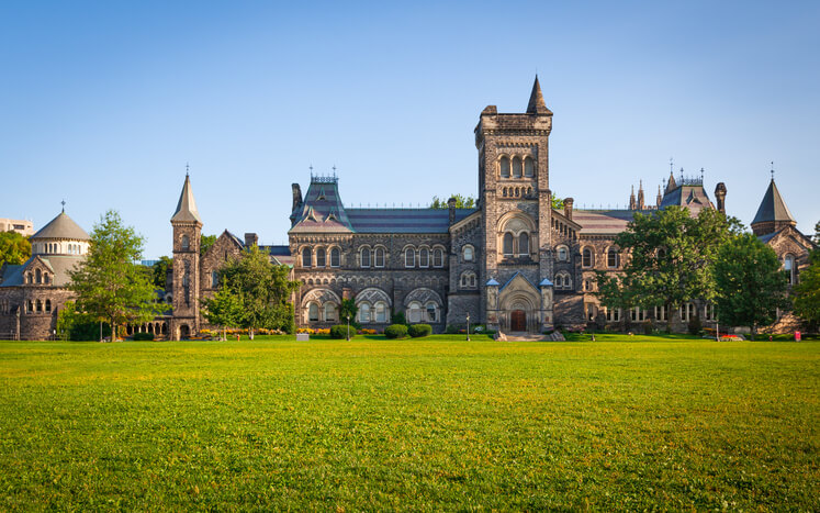 A photo of the University of Toronto, where fast-track university prep school students may attend after graduation.