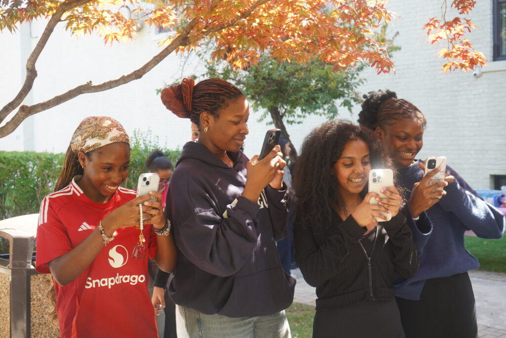International students enjoying school life in Toronto, Canada.