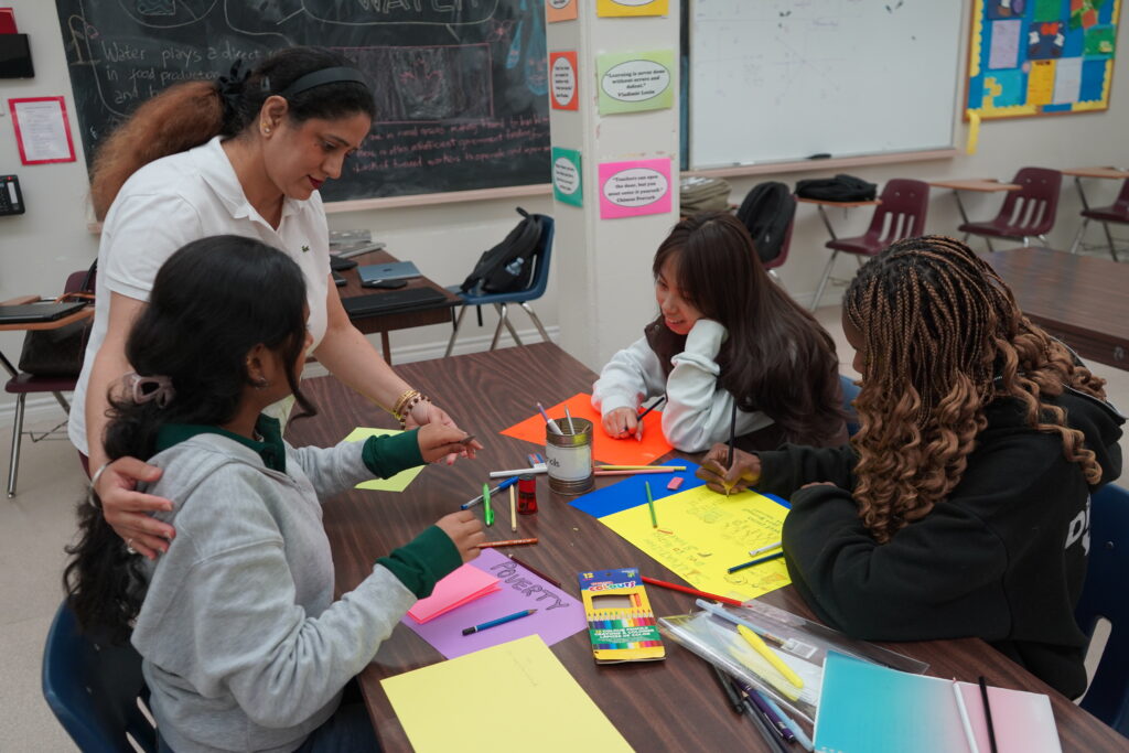 GLCT student studying in a private high school classroom in Toronto