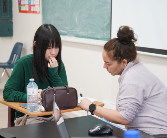 GLCT Classroom International students learning in a Canadian high school environment.