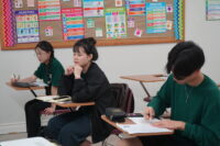 High school students preparing for university admission through Canadian and international qualifications.