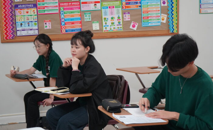 High school students preparing for university admission through Canadian and international qualifications.